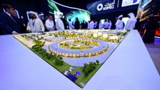 A model of a data center being built in the UAE