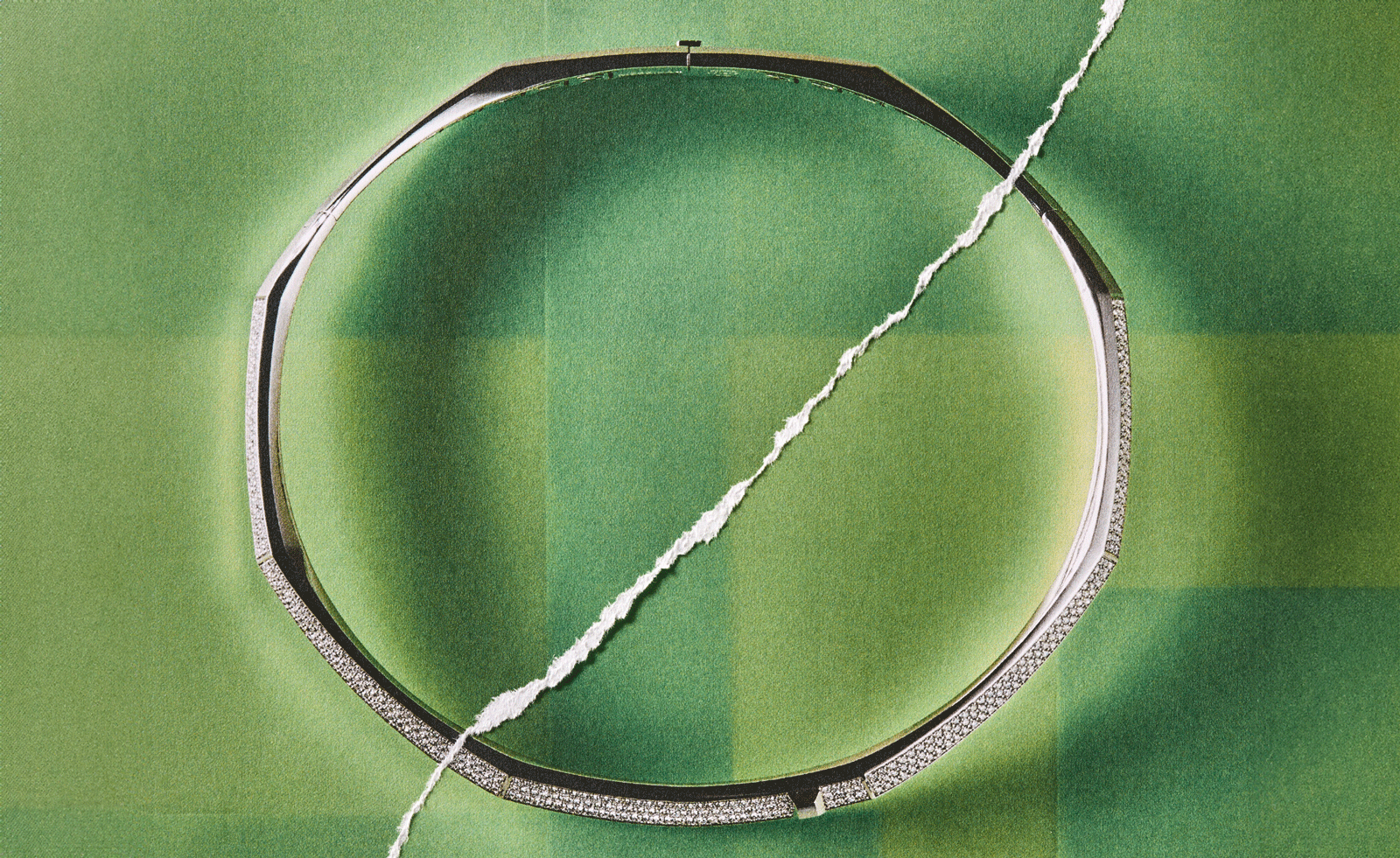 Messika silver necklace