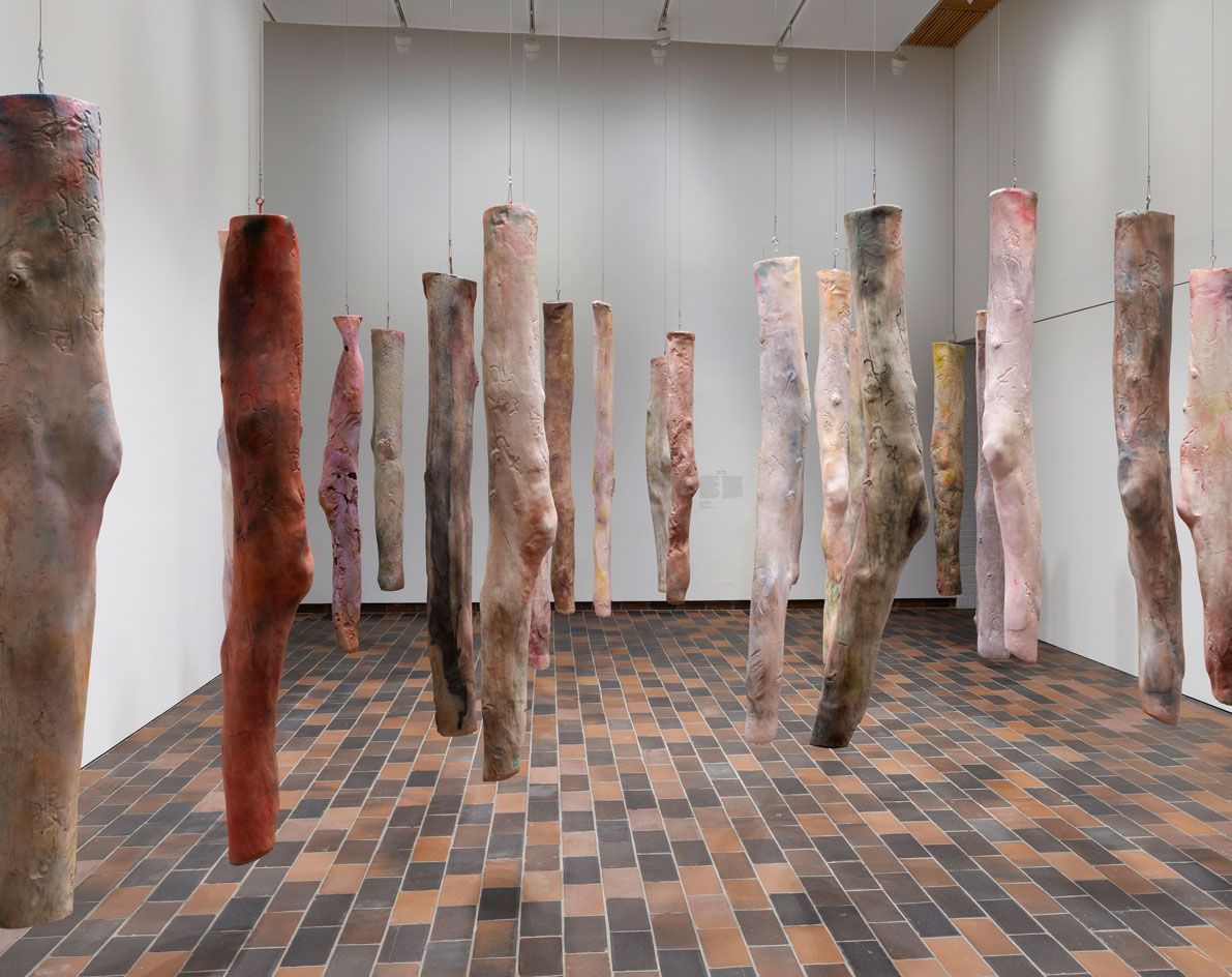 Installation View, &#039;MOTHER! Origin of Life&#039;. featuring Kaari Upson&#039;s installation, Mother’s Legs