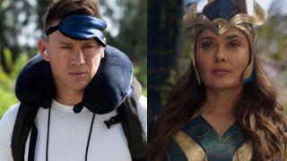 Channing Tatum in The Lost City and Salma Hayek in Eternals