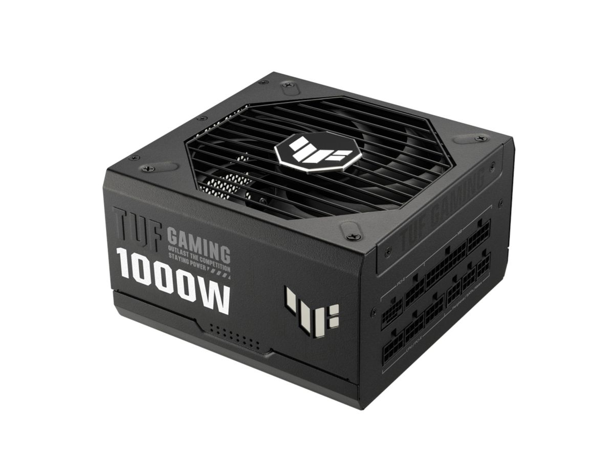 An image of an Asus PSU against a white background