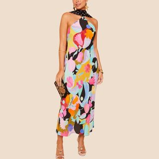 Hayley Silk Midi Dress