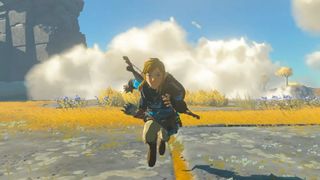Link running Zelda Tears of the Kingdom