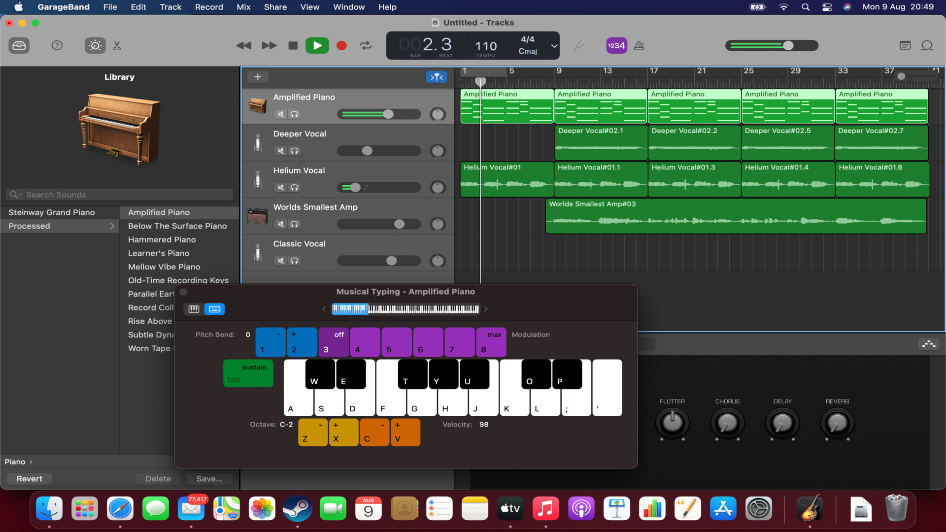 GarageBand screenshot