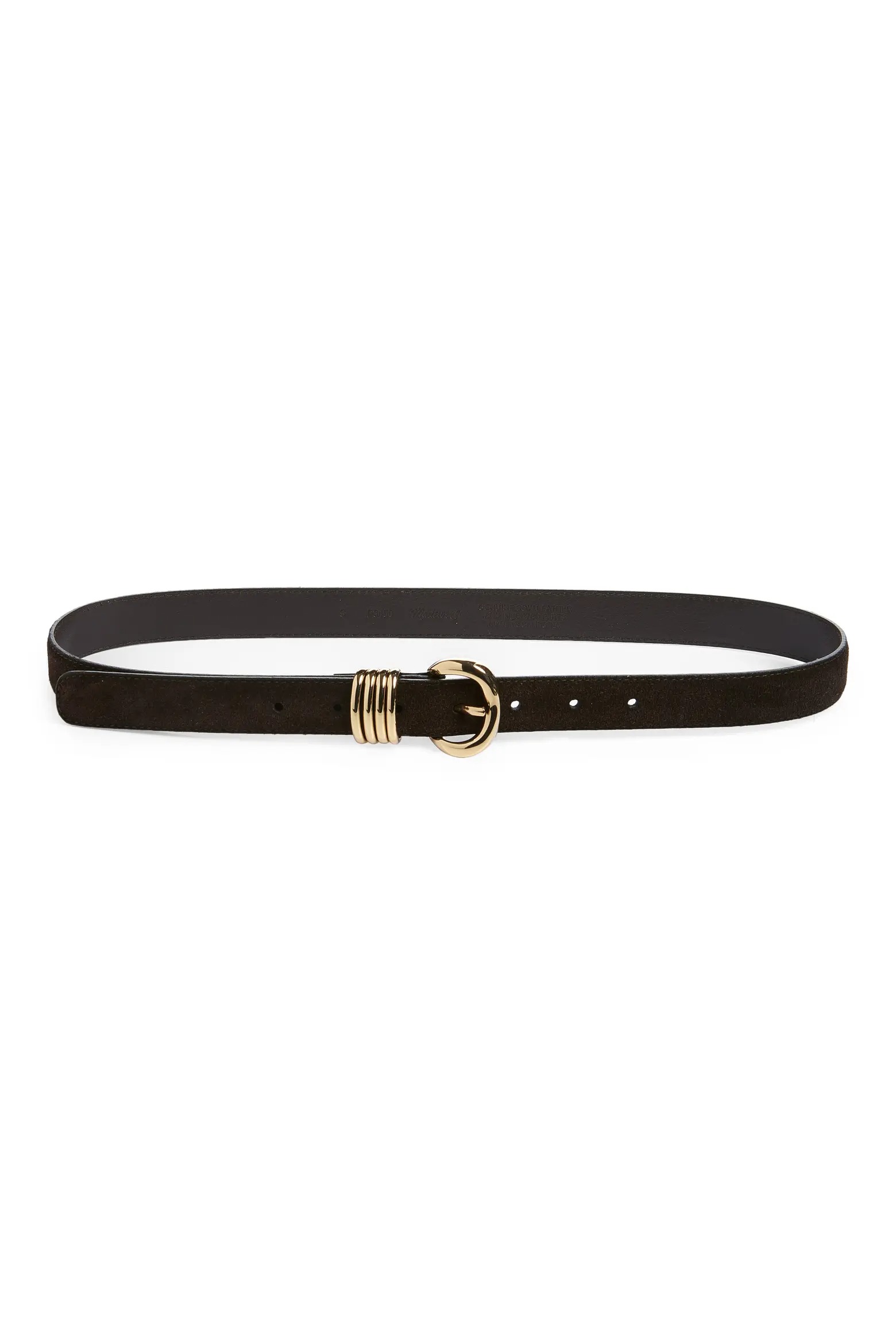 Suede Keeper Belt