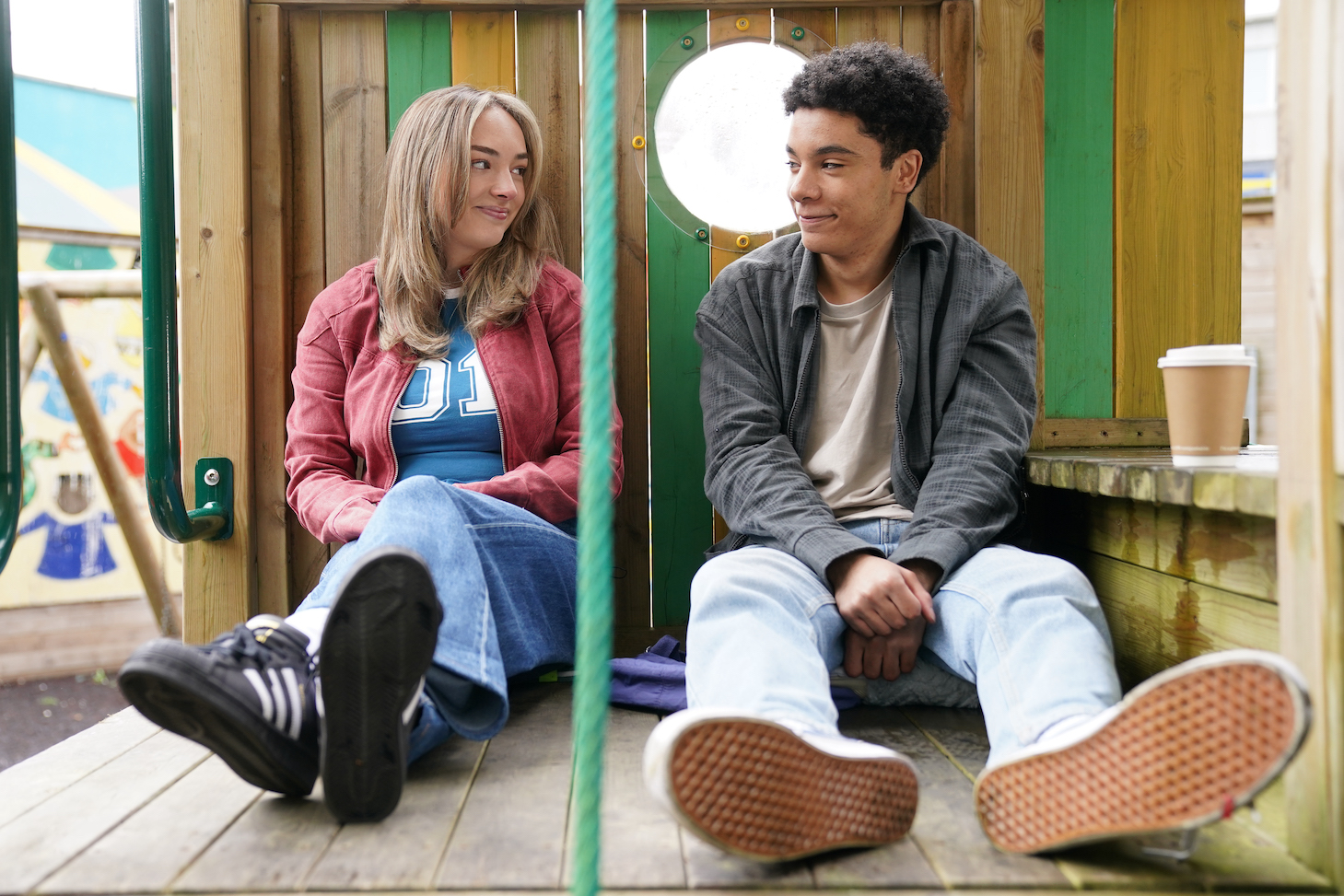 Frankie Osborne and Jacob Omari.