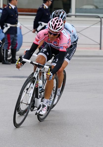 Alberto Contador (Saxo Bank Sungard) in action