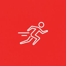 a man running icon