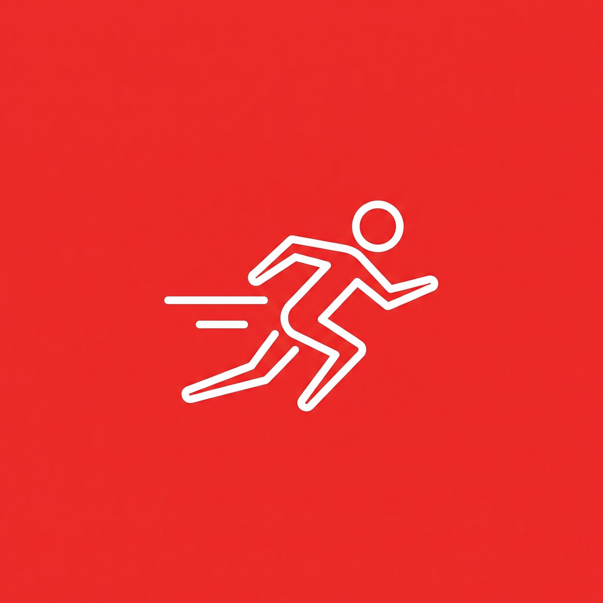 a man running icon 