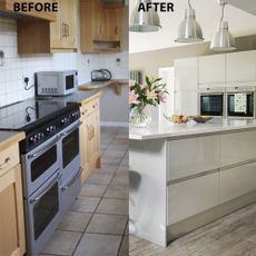 renovation of poky kitchen to modular kitchen