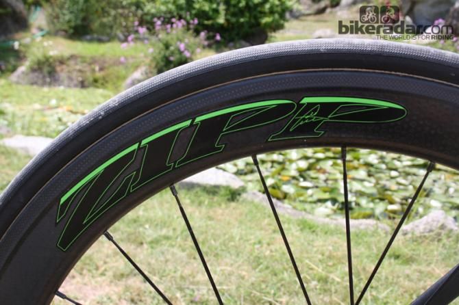 Zipp 404 Firecrest&rsquo;s continue the custom Tour de France green jersey coloured decals