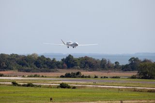 Global Hawk Landing at Wallops Island
