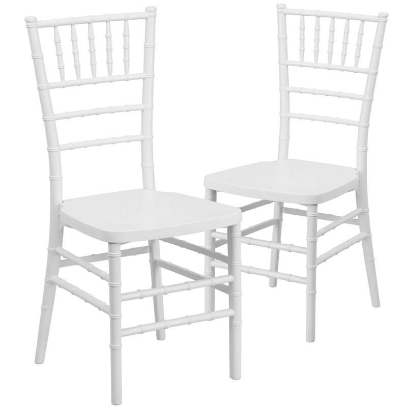 Flash Furniture Emma Premium Series Resin Stacking Chiavari Chair & Reviews | Wayfair