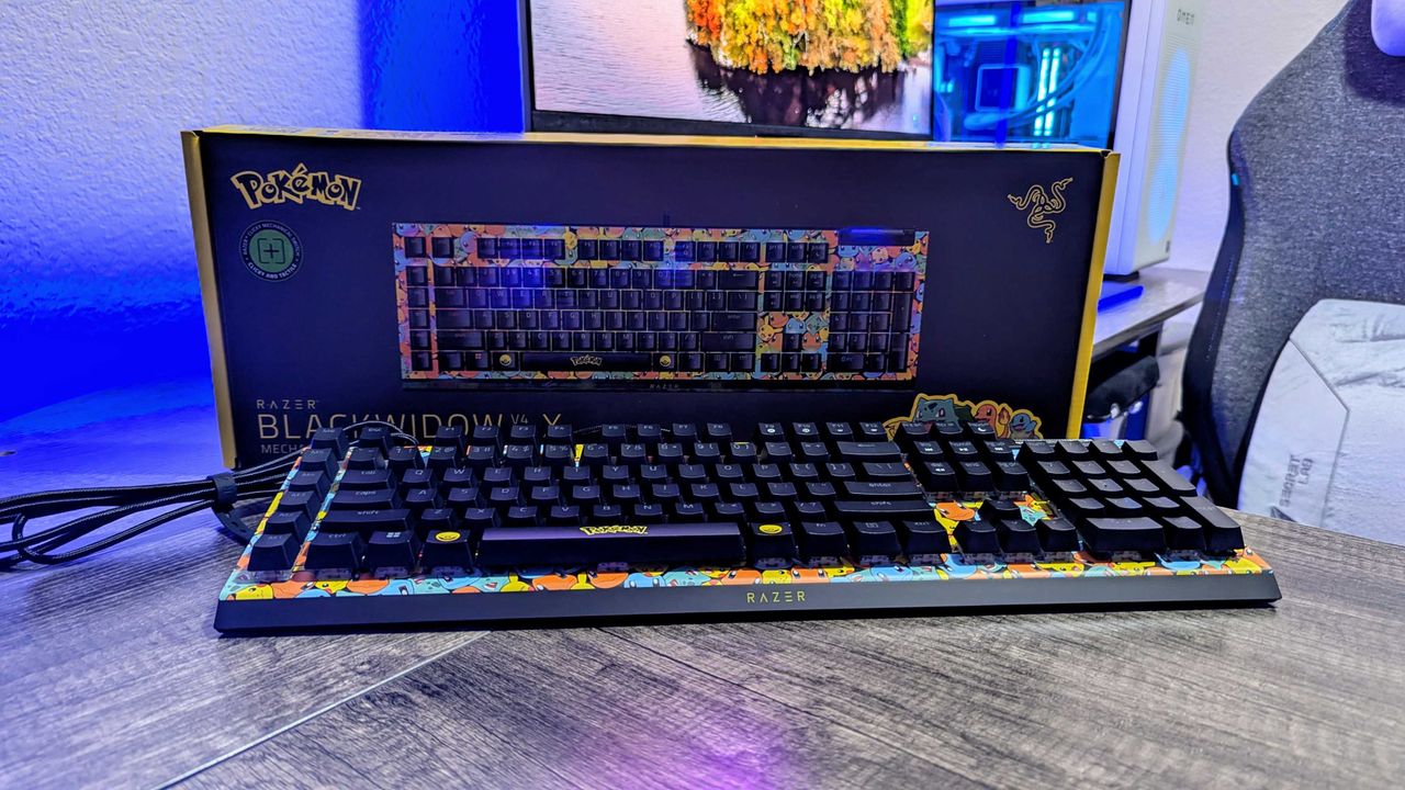 Image of the Razer x Pok&eacute;mon Collection of PC gaming accessories.