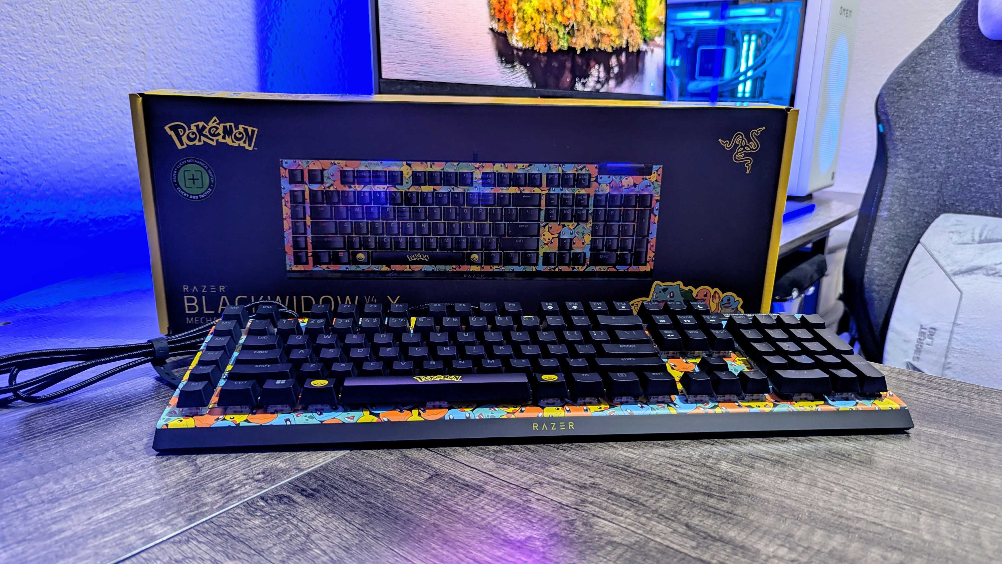 Image of the Razer x Pokémon Collection of PC gaming accessories.