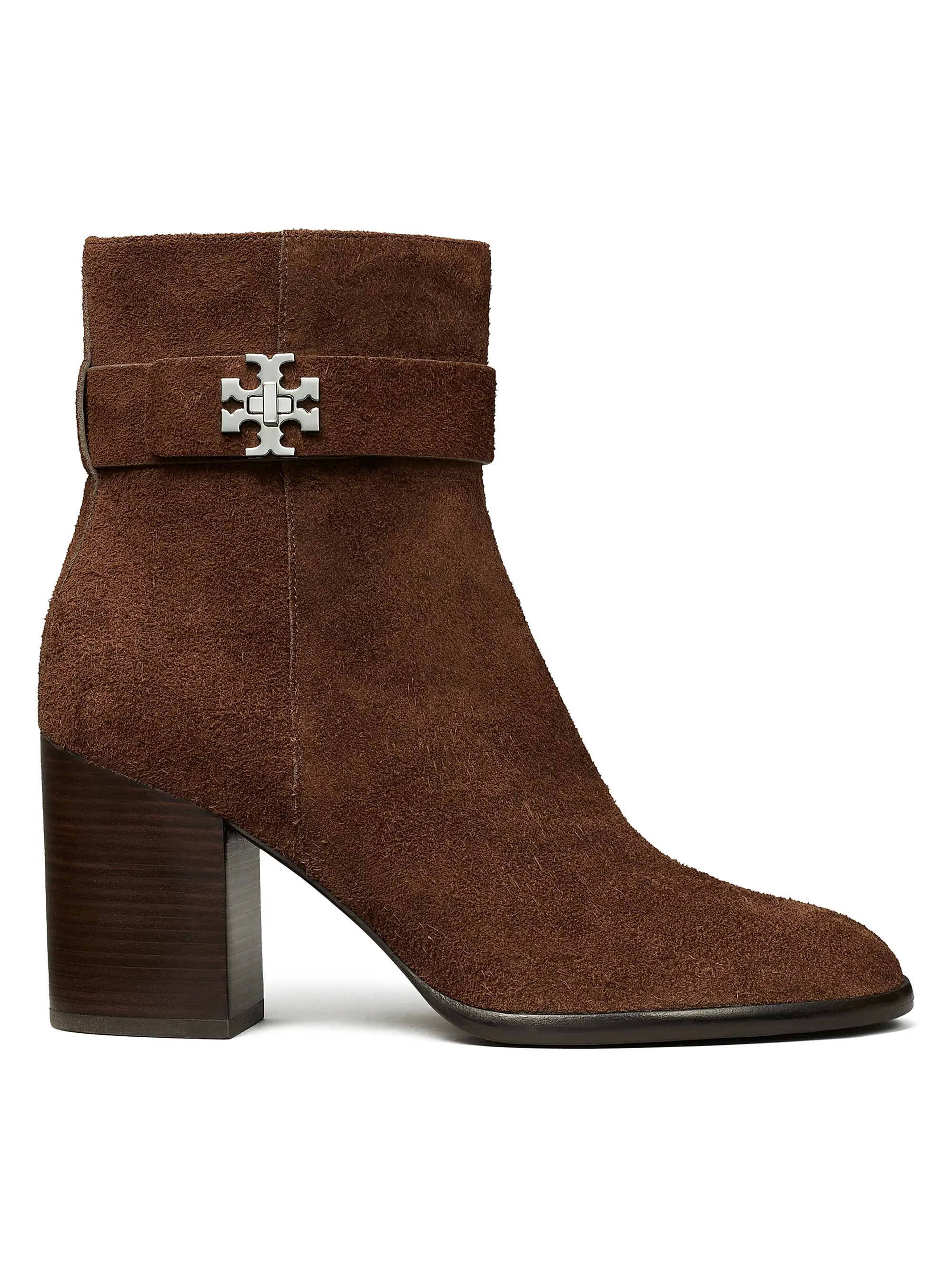 Turnlock 75mm Suede Ankle Boots