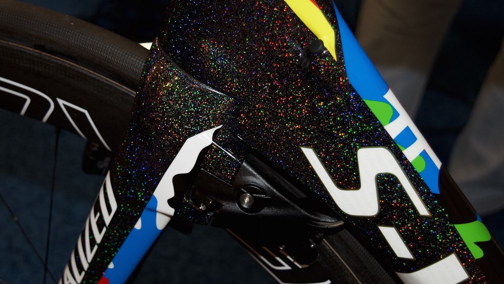 Aerodynamic gains are made throughout the bike