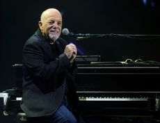 LAS VEGAS, NEVADA - NOVEMBER 09: Billy Joel performs at Allegiant Stadium on November 09, 2024 in Las Vegas, Nevada. (Photo by Ethan Miller/Getty Images)