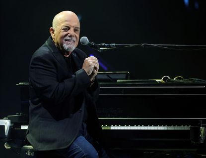 LAS VEGAS, NEVADA - NOVEMBER 09: Billy Joel performs at Allegiant Stadium on November 09, 2024 in Las Vegas, Nevada. (Photo by Ethan Miller/Getty Images)