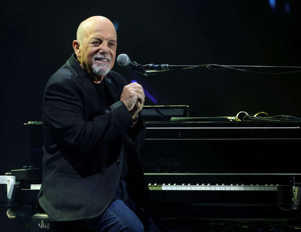 LAS VEGAS, NEVADA - NOVEMBER 09: Billy Joel performs at Allegiant Stadium on November 09, 2024 in Las Vegas, Nevada. (Photo by Ethan Miller/Getty Images)