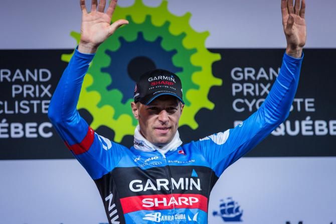 Ryder Hesjedal (Garmin-Sharp) won the highest-placed Canadian award at the Grand Prix Cycliste de Qu&eacute;bec