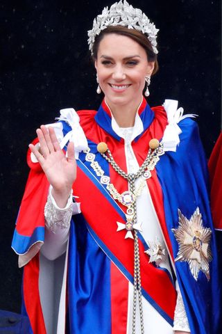 Kate Middleton at the coronation of King Charles.