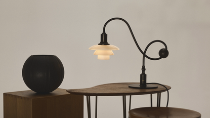 PH Piano table lamp, by Poul Henningsen, for Louis Poulsen