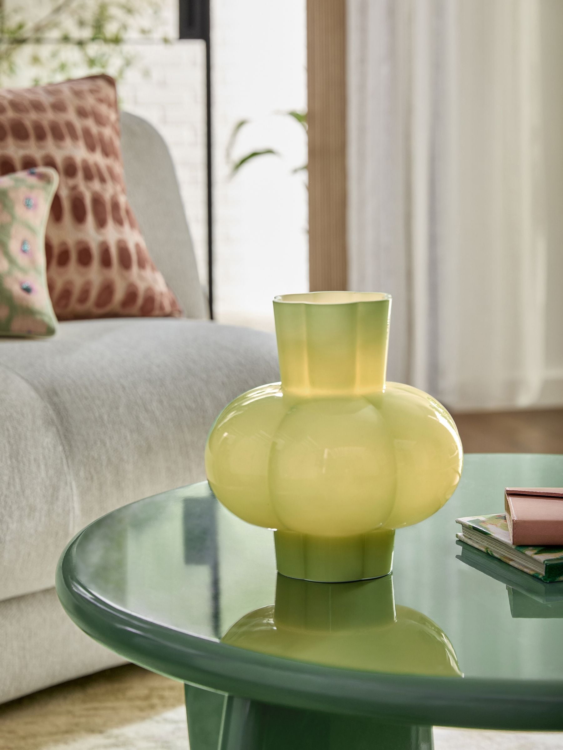 Green Lola Rechargeable Table Lamp