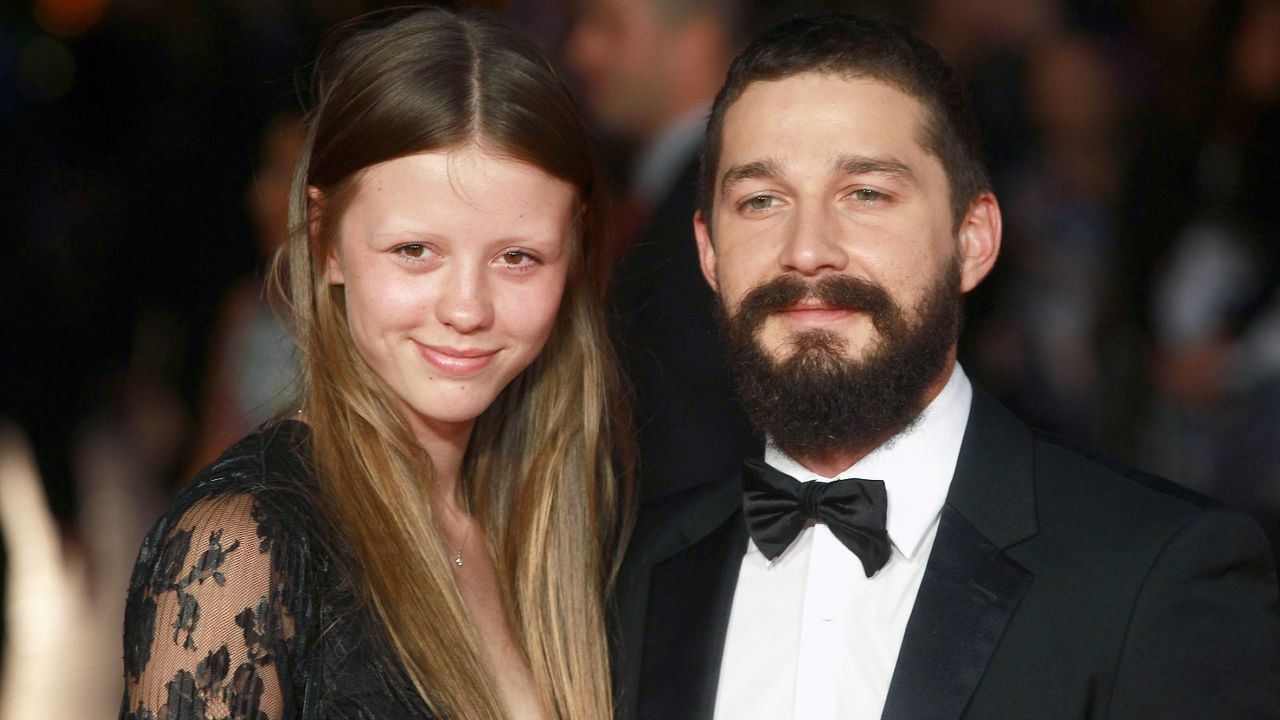 Shia LeBeouf and Mia Goth