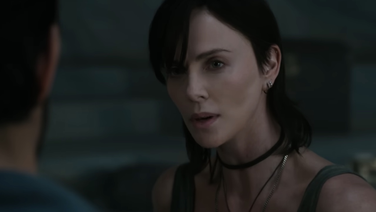 Charlize Theron with a mullet in the Old Guard 2 trailer