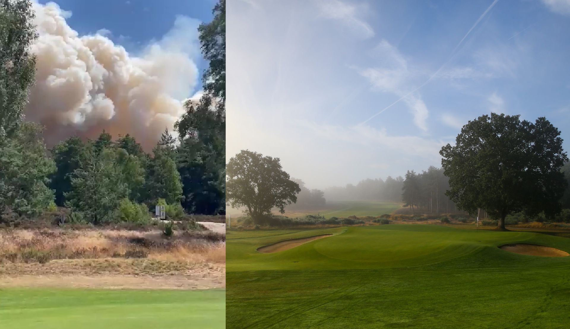 Hankley Common Golf Course Under Threat From #39 Major Incident #39 Wildfire Hankley Common Golf Course Under Threat From #39 Major Incident #39 Wildfire