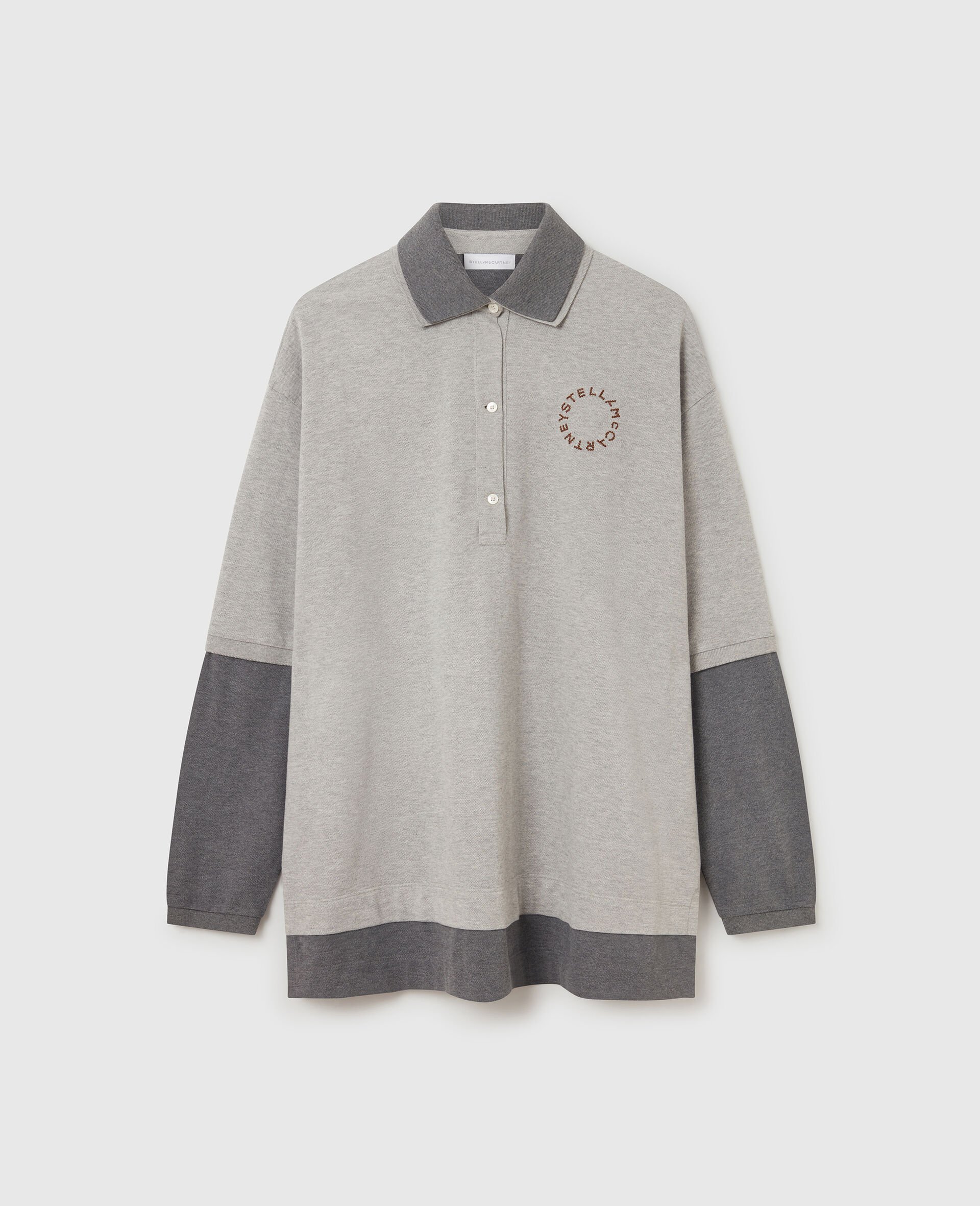 Logo Paneled Rugby Shirt