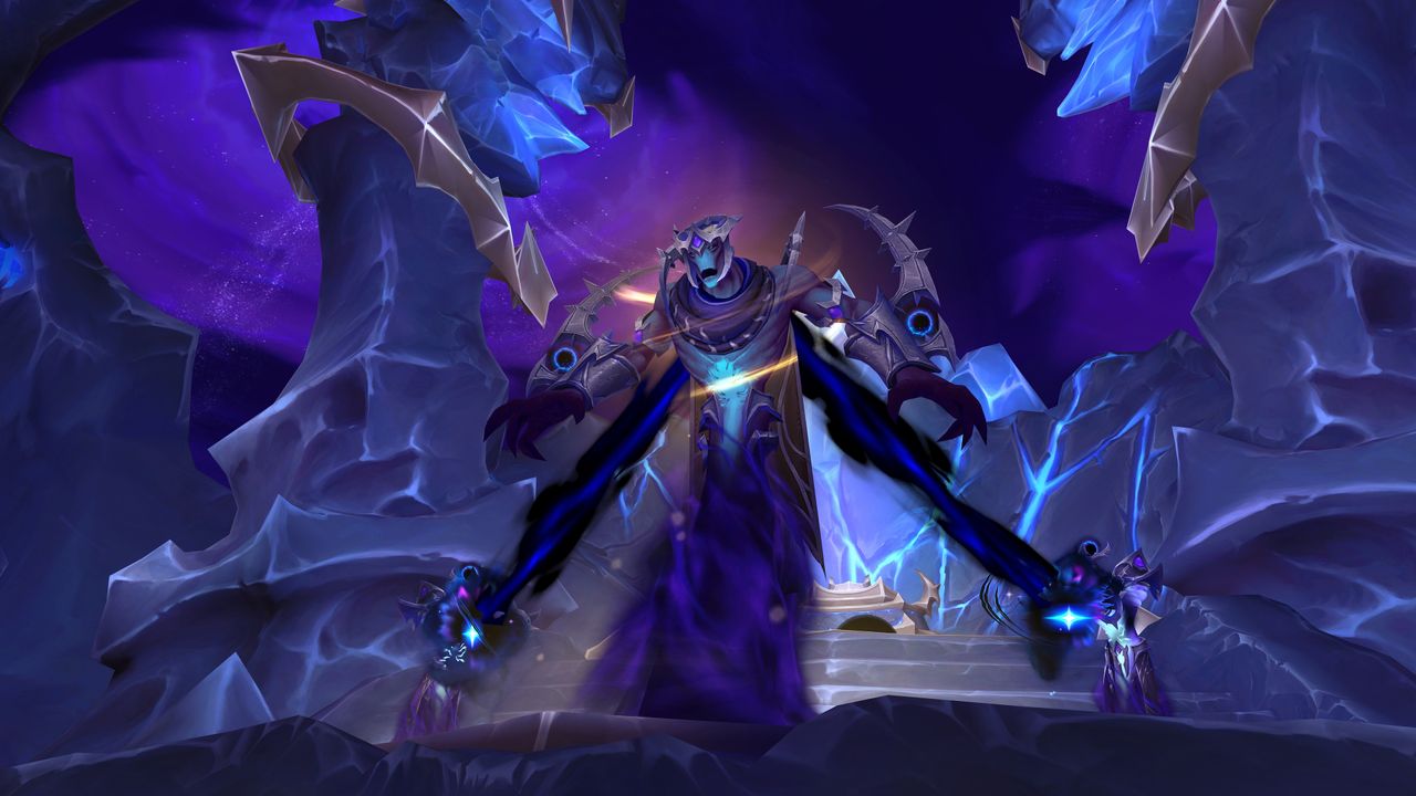 Promotional screenshot of a dungeon in World of Warcraft: Midnight