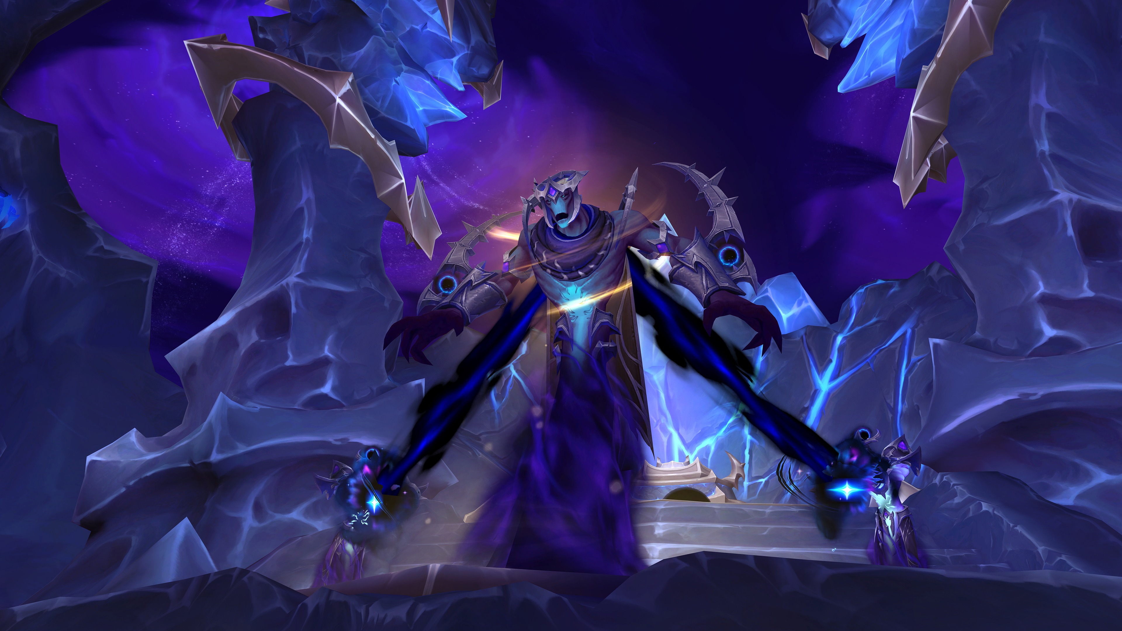 Promotional screenshot of a dungeon in World of Warcraft: Midnight