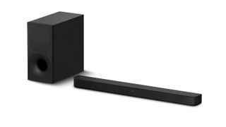 The Sony HT-S400 and the wireless subwoofer.