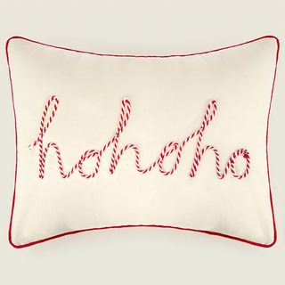 HoHoHo embroidered cushion