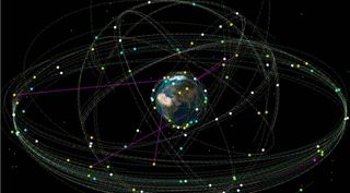 Earth and satellites