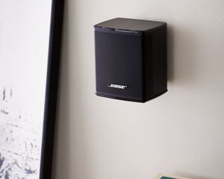 Bose speaker on a white wall