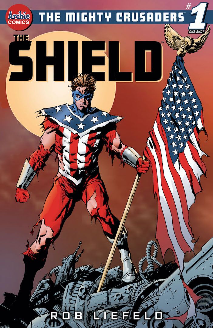 cover of The Mighty Crusaders: The Shield #1