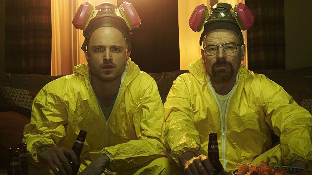 Breaking Bad stars Bryan Cranston and Aaron Paul