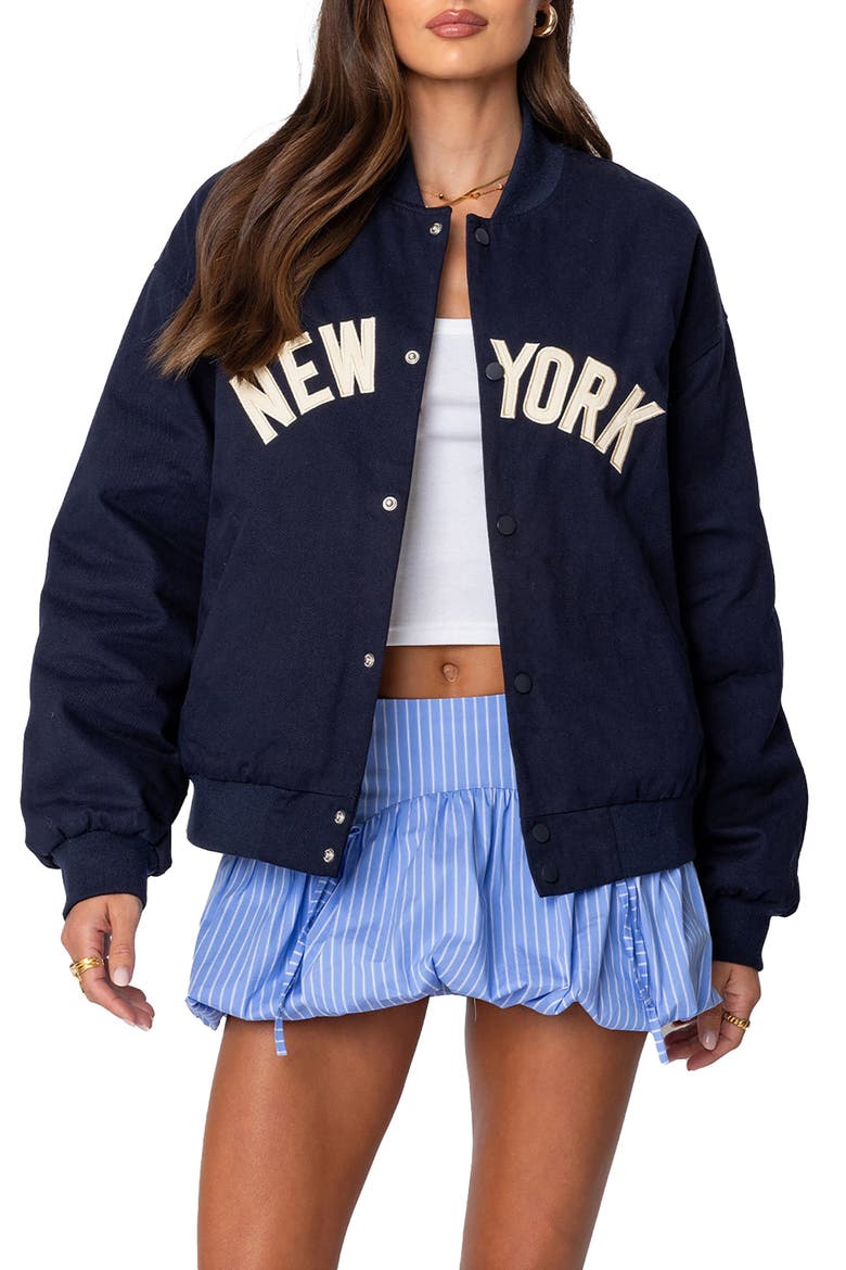 Big Apple Oversize Bomber Jacket
