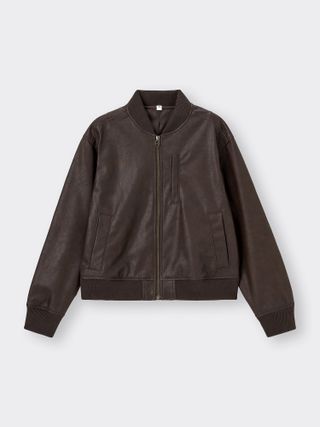 GU, Faux Leather Jacket