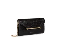 MULTREES CHAIN WALLETEMBOSSED CROC BLACK, £255 at Strathberry (re-stocking soon)