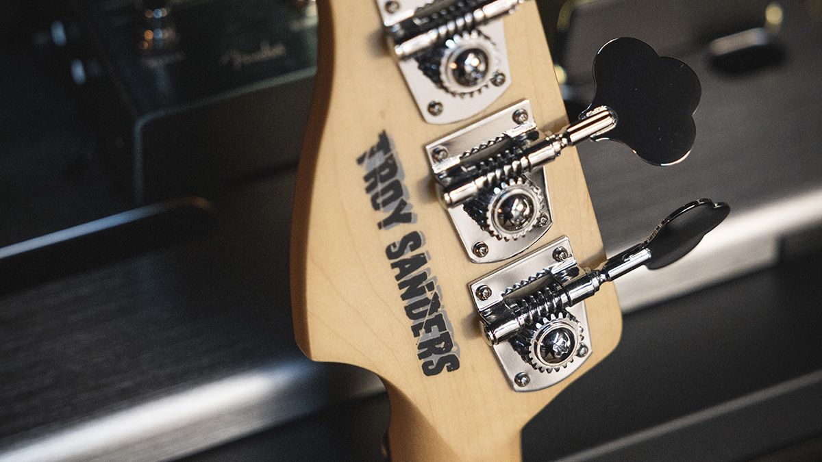 The Fender Troy Sanders Precision Bass is finished in Silverburst and arrives with a host of custom appointments for the Mastodon bassist and vocalist