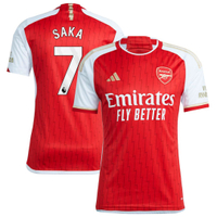 Arsenal 2023/24 Home Shirt with Saka 7 printingWas £98