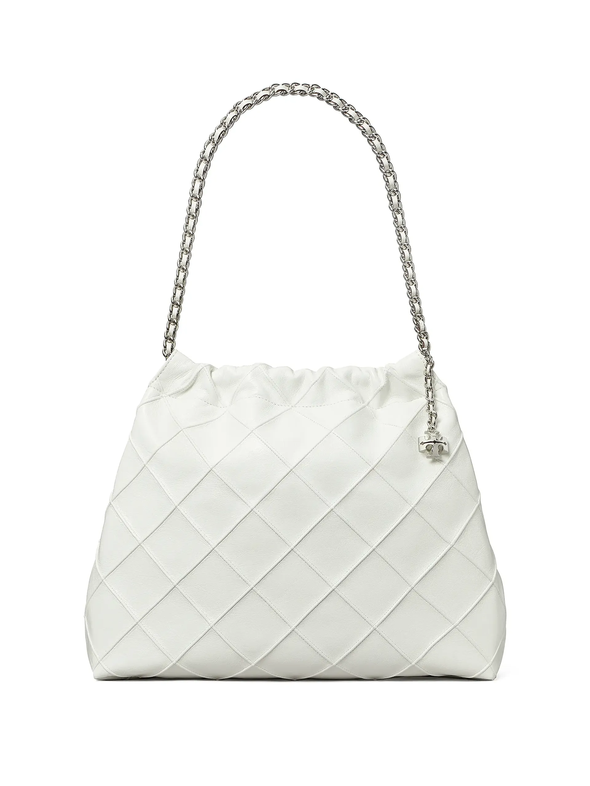 Fleming Distressed Leather Hobo Bag