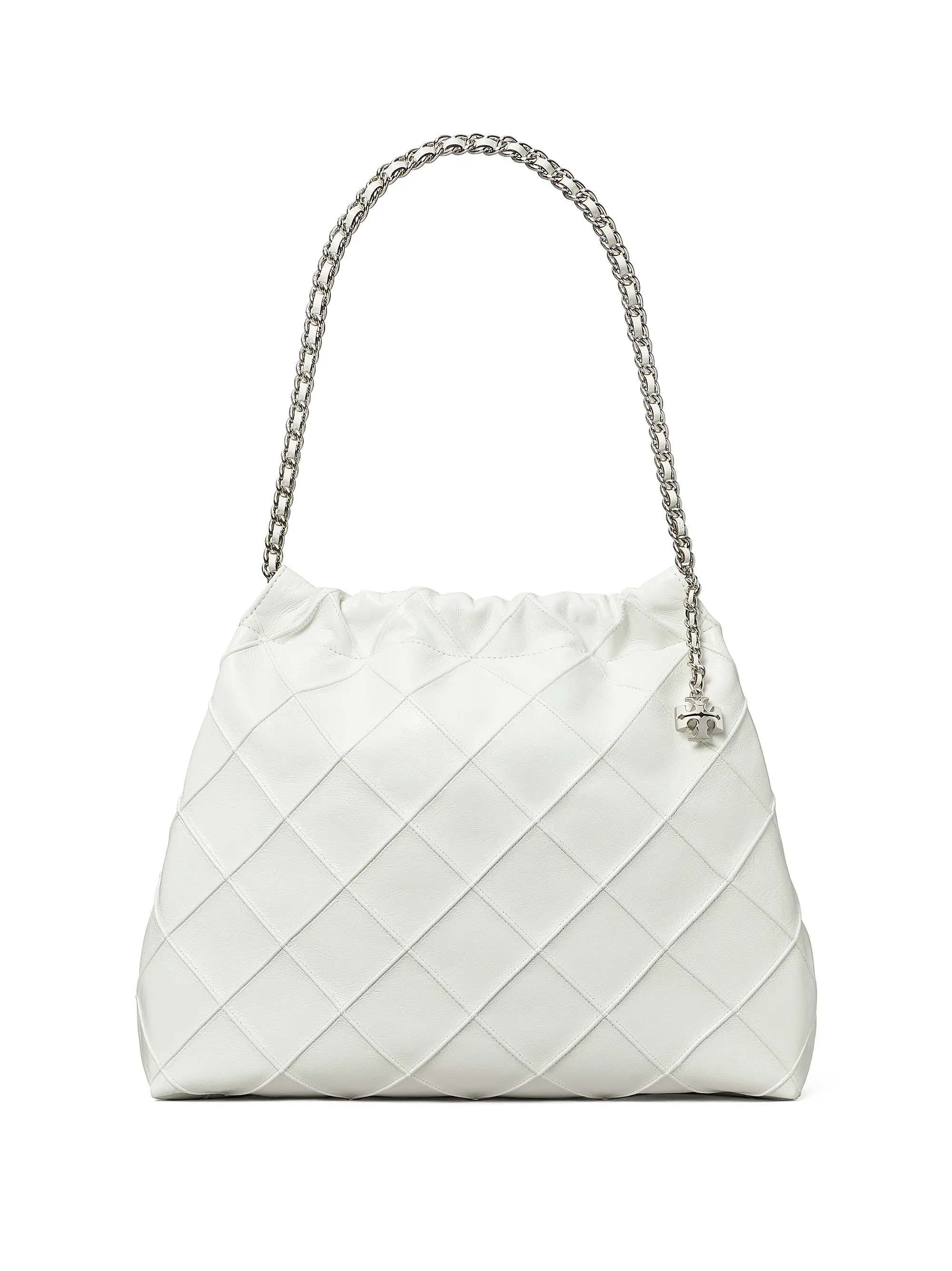 Fleming Distressed Leather Hobo Bag