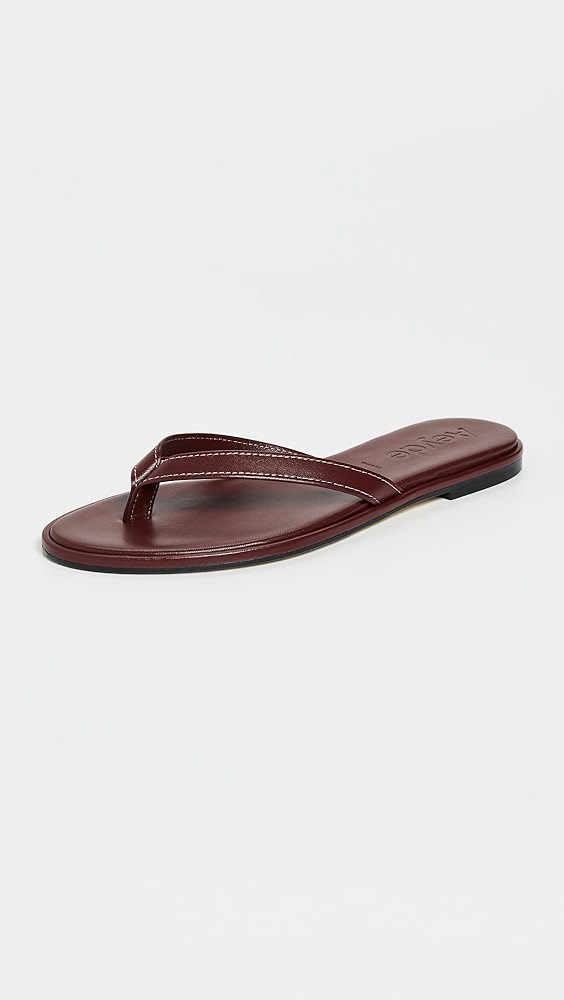 Aeyde Melody Nappa Leather Port Sandals