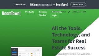 BoomTown website screenshot