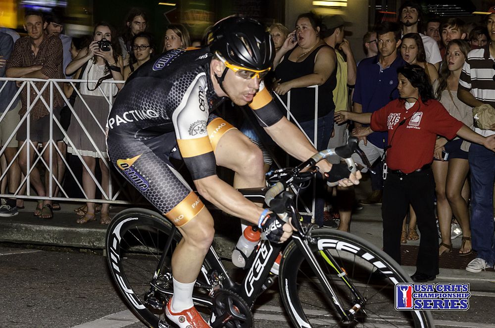 Dan Holloway won the 2014 Athens Twilight Criterium